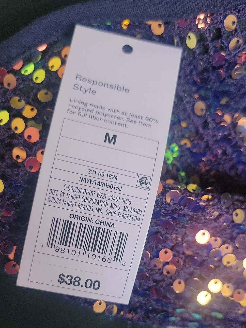 Wild fable open work Sequin midi dress - Picture 6 of 6